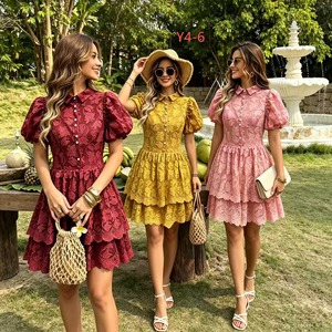 Robes d'été pour femmes, assortiment de vêtements mixtes à bas prix, lot de vêtements usagés en polyester, robes décontractées provenant d'un fournisseur - Product Image 5
