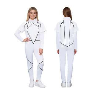 Costume cosplay Mango <span class=keywords><strong>Stranger</strong></span> <span class=keywords><strong>Things</strong></span> Eleven con body bianco - Product Image 1