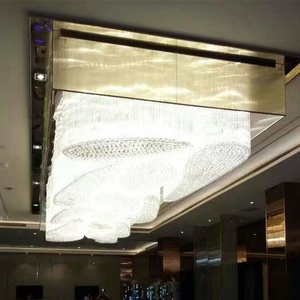 Personalizzazione Standard del cliente dell'hotel grande lampadario di lusso moderno di illuminazione di cristallo - Product Image 4