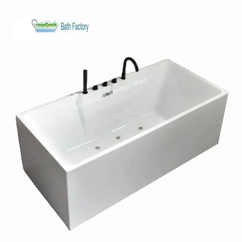 Nhà Máy Cung Cấp Bồn Tắm Spa Gia Đình Bồn Tắm Mát-xa Bồn Xoáy Nước Tự Do Bằng Acrylic 2 Người