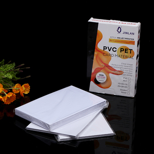 Jinlan tùy chỉnh A4 nhựa không thấm nước tấm thẻ Trống máy in phun ID kinh doanh chất liệu không nhiều lớp <span class=keywords><strong>PVC</strong></span> của nhà sản xuất - Product Image 4