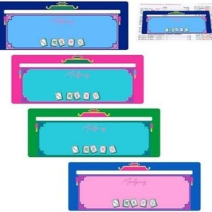 Custom Mahjong Shuffle Card Cute <b>PVC</b> Accessories Multi-Shape Card Mat for Mahjong Game Interesting Proverbs Customizable Gift - Product Image 5
