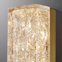 Lampu Dinding LED Mewah Desain Modern Stainless Steel Tahan Air untuk Ruang Tamu Kamar Tidur Tangga Balkon Kamar Mandi Penggunaan Luar Ruangan