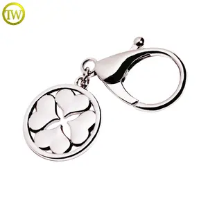 Custom Handbag Metal Chain Tags Maker Decorative Keychain Accessory Brand Hang Charms With Clasp