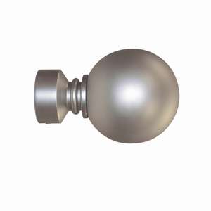 LIGNE ECLECTIQUE - FINITION DE RIDEAU SFERA2, COULEUR CHROME SATINÉ - Product Image 1