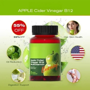 Gomitas Veganas de Vinagre de Sidra de Manzana Sin Azúcar para la Digestión, Energía, Metabolismo, Apoyo Multivitamínico, Mejora la Inmunidad - Product Image 5