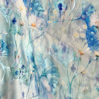 Soie Devoré Or Burnout Tissu Floral Gaufré Textile pour Occasion Spéciale Robes Designer Porter