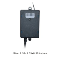 Receptor Universal GE-RCV1 DC/AC 12V/24V 433.92MHz para Puerta de Garaje Automática Enrollable, Receptores Externos de 1/2/3/4 Canales