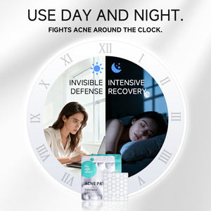 แผ่นปิดสิวใสแบบไฮโดรคอลลอยด์ ปกปิดสิวได้เต็มที่ สำหรับคางและ<span class=keywords><strong>แก้ม</strong></span> บริการ OEM ขนาดตามสั่ง - Product Image 5