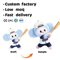 Boneka Hewan Plushie Realistis Buatan Pabrik Menerima Kustomisasi Label Pribadi