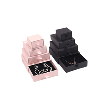Boîte cadeau en papier de luxe personnalisée avec tiroirs coulissants et poignée pour emballage de bijoux (boucles d'oreilles, bagues) avec logo – Vente en gros