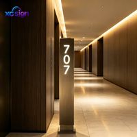 Enseigne en acrylique rétroéclairée par LED 3D personnalisée, cadre en acier inoxydable, étanche IP65, télécommande, compatible HomeKit, transformateur AC pour