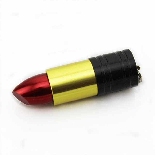 BAO-001 High Quality Made in China Lipstick Shape Usb Flash Drive 4GB Metal Usb Thumb Drive