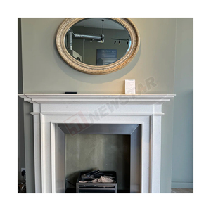 Newstar Luxe Stijl Natuurlijke Arabescato Corchia Marmeren Open Haard Surround Massief Stenen Open Haard - Product Image 4