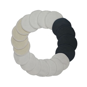 8cm les meilleures lingettes démaquillantes en bambou réutilisables de marque privée, tampon nettoyant en <span class=keywords><strong>coton</strong></span> - Product Image 5