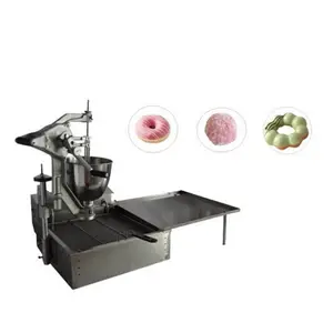 Máquina comercial de rosquillas mochi, máquina de rosquillas de mesa, máquina de rosquillas de gas automática