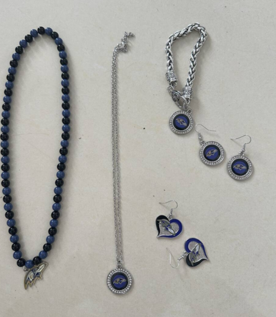 Collier Seattle Seahawks – Chaîne Cubique En Zircone, Mode Sportive