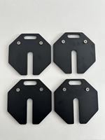 Haltère réglable DINUO en acier octogonal électroplaqué, poignée portable, équipement d'entraînement multi-poids, 28 kg, durable