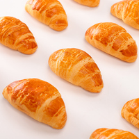Croissants doux et sucrés personnalisés, vente chaude, boîte complète, collations décontractées, petit-déjeuner, pain déchiré à la main, repas sain, repas rapide et facile