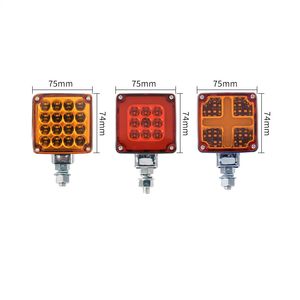 ไฟท้ายรถพ่วง LED 12V24V สี่เหลี่ยมสองด้านไฟท้ายรถบรรทุกไฟท้ายรถย้อนกลับผู้ผลิตในวงกว้าง - Product Image 2