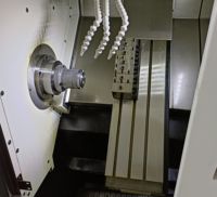 Top nouvelle broche de tour CNC horizontale de 56mm en Chine avec tourelle d'outil 12t Gang 6/8 pince/mandrin Machine à usage moyen sans contre-pointe