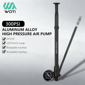 Pompe à air haute pression en alliage d'aluminium Yueli 300Psi avec manomètre pour vélo - Product Image 1