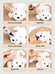 Juego Educativo Imaginativo de Animales de Peluche con Perro de Peluche, Kit de Doctor de Mascotas y Accesorios - Product Image 3
