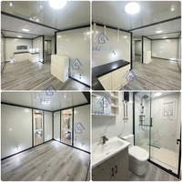Maison conteneur extensible NBC Canada, homologuée pour la neige, 20 pieds, 30 pieds, 3 chambres, de luxe, mobile, empilable, préfabriquée