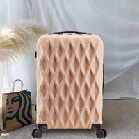 Valise de voyage de luxe de haute qualité avec serrure, grande capacité, imperméable, en ABS, avec roulettes