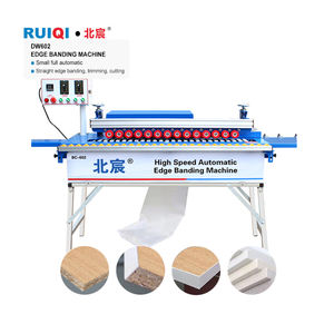DW602 Enchapadora de Cantos para Tableros de Madera, Recortadora de Cantos, Máquina Automática Pequeña para Enchapar Cantos Lineales - Product Image 1