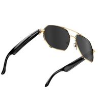 Lunettes Intelligentes W100C Assistant IA Lecteur de Musique Appels Vocaux et Téléphoniques Capture Vidéo pour Traduction IP67