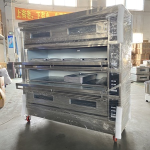 Horno de Convección Automático de Gas de Cuatro Niveles y 16 Bandejas, de Acero Inoxidable, para Panadería Comercial, Máquina para Hacer Snacks para Fábrica de Alimentos, a Gas y Eléctrico - Product Image 5