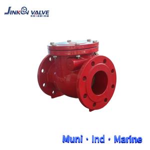 Vanne <span class=keywords><strong>anti</strong></span>-<span class=keywords><strong>retour</strong></span> à <span class=keywords><strong>clapet</strong></span> H44T-10Q, corps en fonte ductile, joint rigide en alliage de cuivre, à brides, vanne industrielle ANSI DIN JIS - Product Image 1