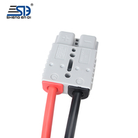 Conectores de arnés de cables 50A 120A 175A 350A Enchufe por encargo M8 Eye Terminal 4AWG 6AWG 8AWG 10AWG Cable 30CM a 10M