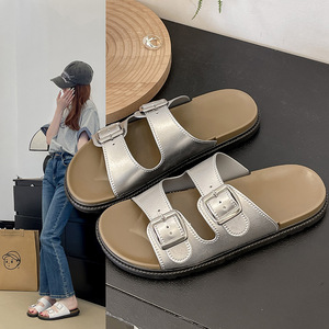Nuovo Design <span class=keywords><strong>Ciabatte</strong></span> <span class=keywords><strong>Estive</strong></span> da <span class=keywords><strong>Donna</strong></span> Personalizzate con Punta Aperta, Fibbia in Sughero Stile <span class=keywords><strong>Birkenstock</strong></span> e Suola Comoda - Product Image 1
