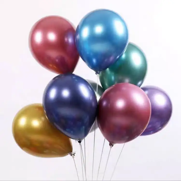 12 pouces 2.8g ballons en métal épaissi 50 pièces par paquet ballons en latex colorés fête de vacances boule de remise des diplômes ballons de décoration