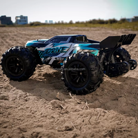 Neueste SCY-16102 PRO Brush less rc Auto 2.4G 1/16 4WD High Speed 70 KM/H Fernbedienung Off Road Truck Fahrzeuge mit LED-Scheinwerfer