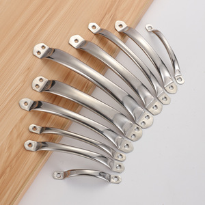 Contemporary Stainless Steel Tubular Handles <b>Knob</b> <b>for</b> Wardrobe <b>Dresser</b> Cabinet Living Room Bathroom Hotel Apartment - Product Image 6