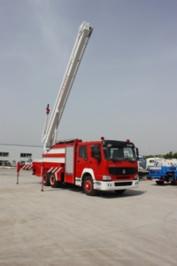 6x4 <span class=keywords><strong>serbatoio</strong></span> di acqua antenna torre di fuoco camion - Product Image 3