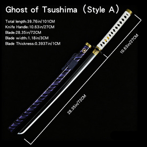 Luce LED da 101 cm <span class=keywords><strong>Ghost</strong></span> of <span class=keywords><strong>Tsushima</strong></span>, Arma Giocattolo per Cosplay, Materiale PC e ABS - Product Image 2