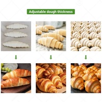 Le croissant formant le roulement font la petite mini machine électrique automatique de maison pour De Croissant