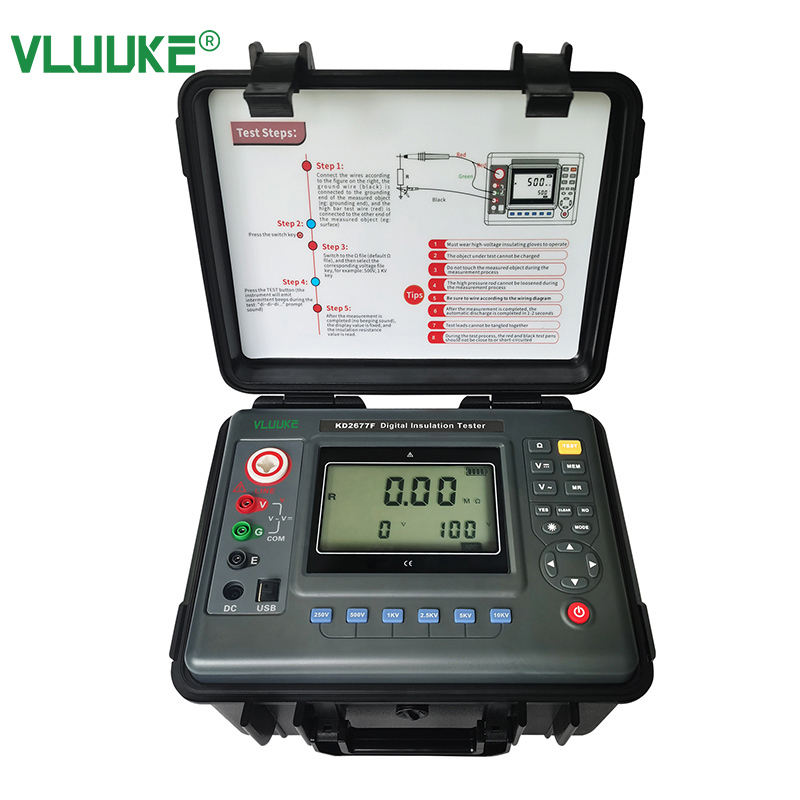 VLUUKE KD2677F Digital Megohm Meter High