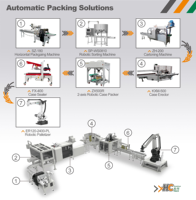 Machine d'Emballage Automatique de Cartons à Changement Rapide Certifiée CE, Haute Productivité, Économie d'Énergie, Réduction des Coûts de Main-d'œuvre pour le Commerce Électronique