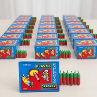 J005 Tube en plastique Thunder Cracker, capsule explosive puissante pour feux d'artifice, vente en gros d'usine