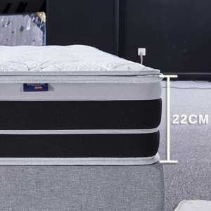 गद्दे निर्माता से अग्निरोधी एंटी बैक्टीरियल गद्दे किंग साइज 5डी मैट टॉपर - Product Image 3