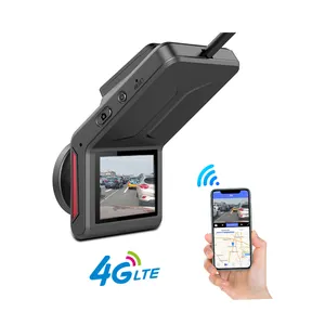 Cámara de coche 4g con lente dual HD1080P graba visión nocturna IR y se ajusta a cmsv6 para la gestión de flotas de vehículos