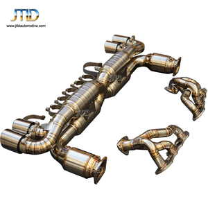 Colectores de Escape de Alto Rendimiento y Sistema de Escape Catback Valvetronic para 991 991.2 S, Escape de Titanio - Product Image 2