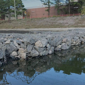 Grillage <span class=keywords><strong>gabion</strong></span> galvanisé à chaud de haute qualité 2,2 mm, maille hexagonale 8x10 cm pour la protection des berges fluviales - Exportation - Product Image 3