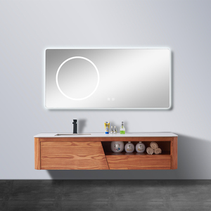 Light Green Two Drawers <strong>Bathroom</strong> Vanity Modern Wall Hung <strong>Bathroom</strong> Furniture for Bath Storage <strong>Cabinet</strong> with Mirror and <strong>Sink</strong> - Product Image 5