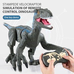 HW Télécommande 2.4G Dinosaure RC Électrique T-Rex et Raptor pour Garçons, Modèle de Dinosaure Fonctionnel, Jouet pour Enfants, Cadeau - Product Image 3